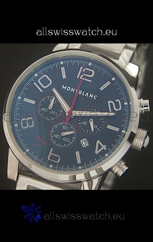 IMG_9085 Montblanc Timewalker Chronograph in Black Dial Replica 2