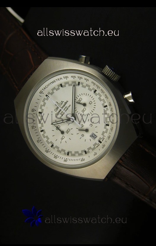 Omega Speedmaster MARK II Co-Axial Chronograph Brushed Steel Case Replica 2