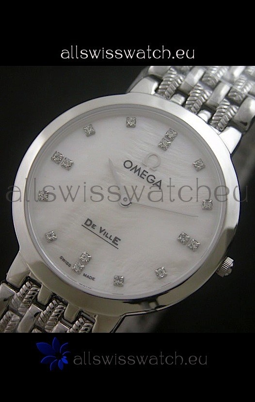 IMG_9085 Omega De Ville Seamaster Quartz in White Replica 2