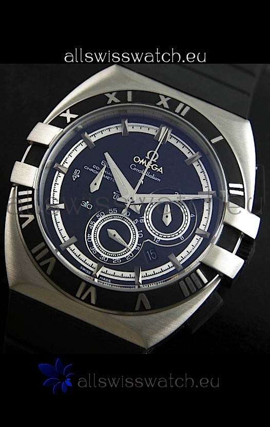 IMG_9085 Omega Double Eagle chronograph Titanium Replica 2
