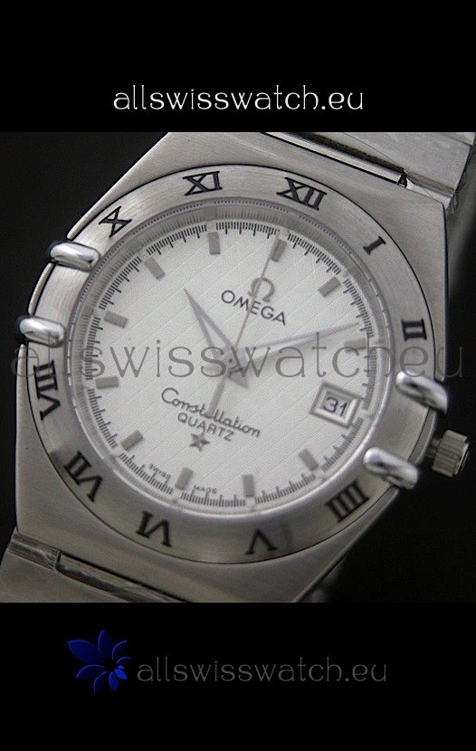 IMG_9085 Omega Constellation Quartz in White Dial Replica 2