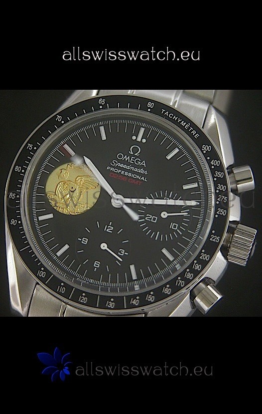 IMG_9085 Omega Speedmaster Professional 0258 GMT in Steel Casing Replica 2