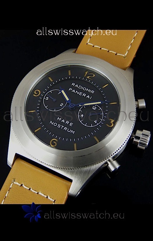IMG_9085 Radiomir Panerai Mare Nostrum Automatic in Black Dial Replica 2