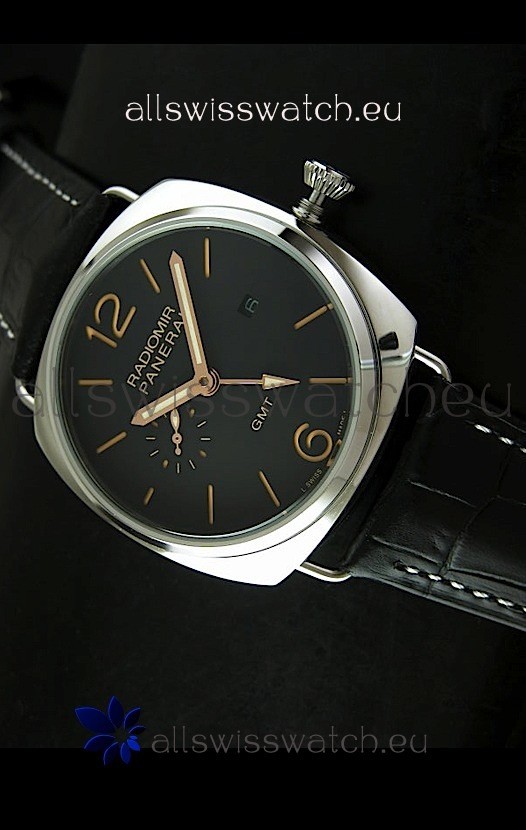 IMG_9085 Panerai Radiomir GMT in Black Dial Replica 2