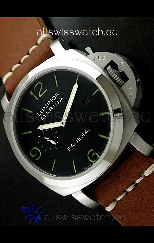 IMG_9085 Luminor Panerai Automatic in Black Dial Replica 2
