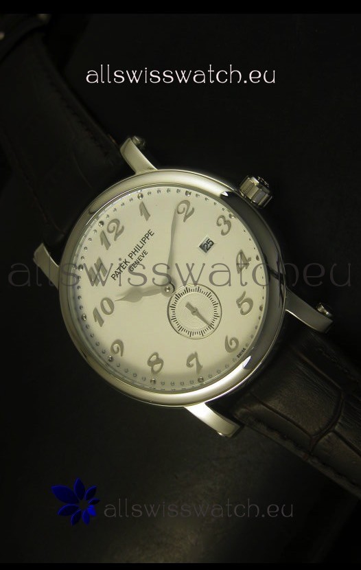IMG_9085 Patek Philippe Calatrava Stainless Steel Movement Replica 2