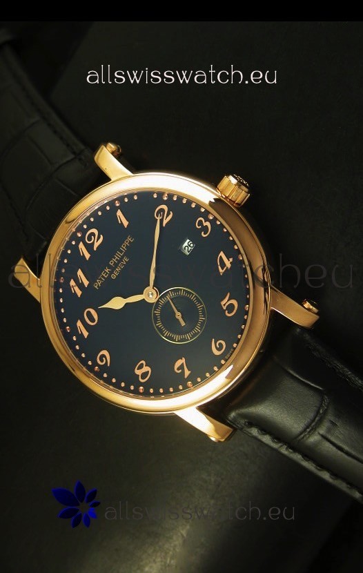 IMG_9085 Patek Philippe Calatrava Rose Gold Movement Replica 2