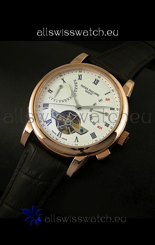 IMG_9085 Patek Philippe Grand Complications Tourbillon Automatic in Pink Gold Replica 2