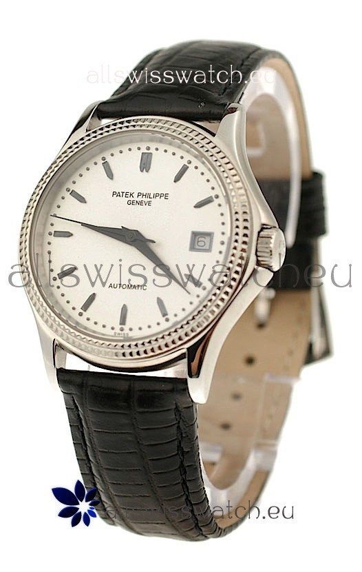 IMG_9085 Patek Philippe Geneve in White Dial Replica 2