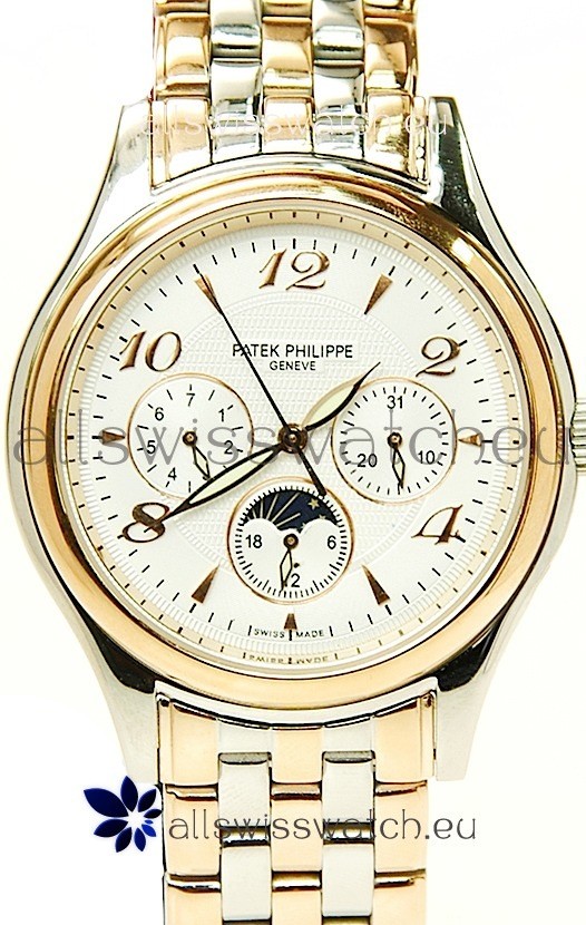 IMG_9085 Patek Philippe Grand Complications Gold in Arabic Hour Markers Replica 2