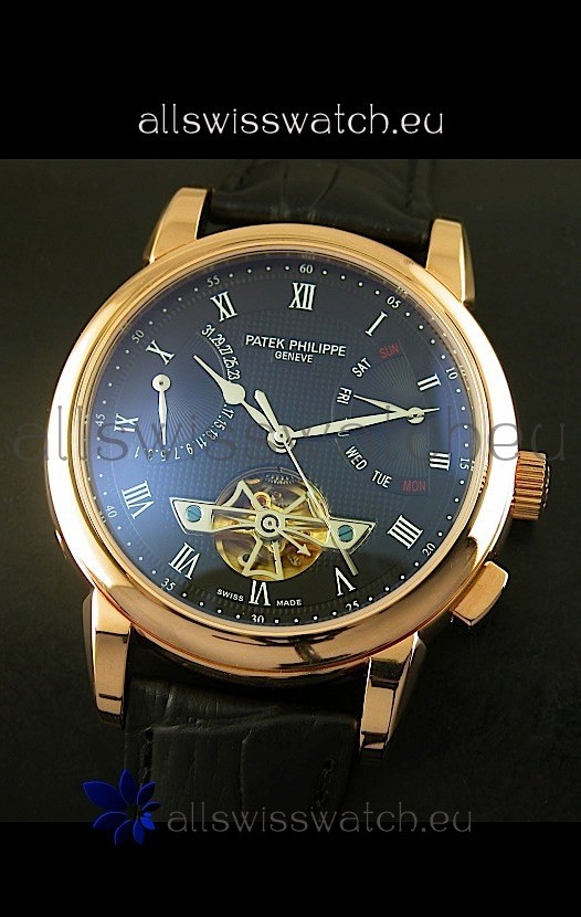 Patek Philippe Grand Complications Tourbillon Automatic in Pink Gold Replica 2