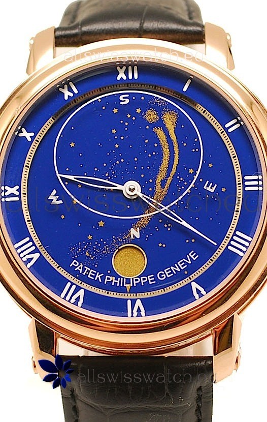 IMG_9085 Patek Philippe Grand Complications in Blue Dial Replica 2