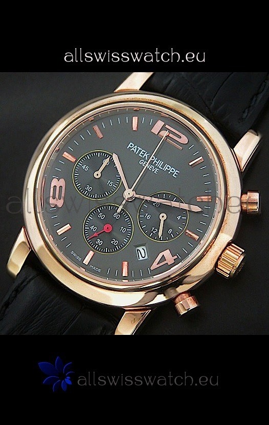 IMG_9085 Patek Philippe Perpetual Calender Steel in Grey Dial Replica 2