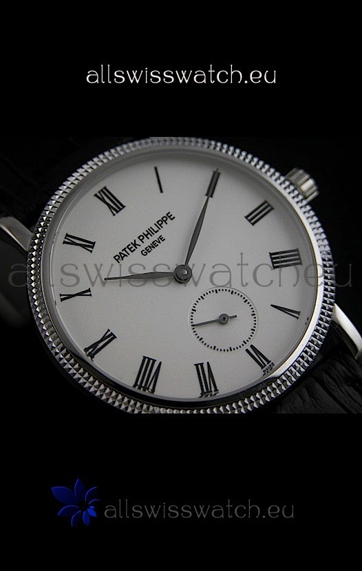 IMG_9085 Patek Philippe Calatrava Mens in White Dial Replica 2