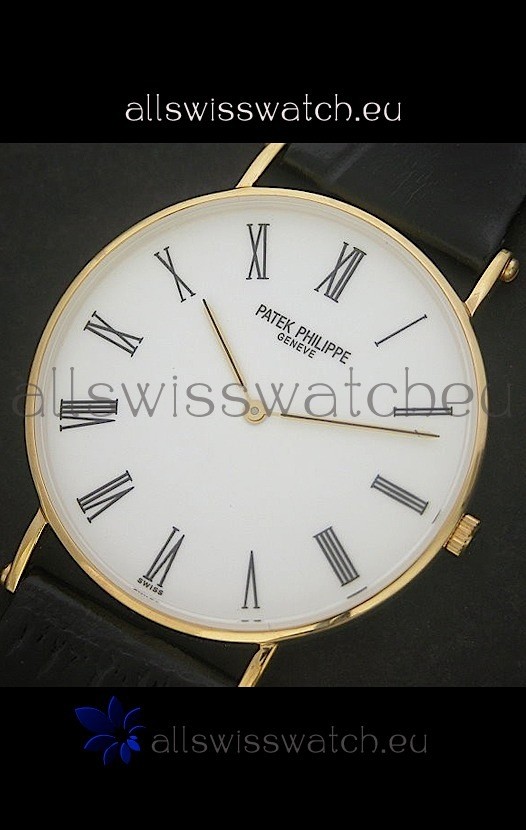 IMG_9085 Patek Philippe Calatrava Quaartz in White Dial Replica 2