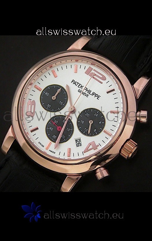 IMG_9085 Patek Philippe Perpetual Calender Steel in Rose Gold Replica 2