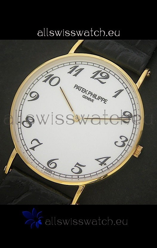 IMG_9085 Patek Philippe Calatrava Quaartz in Yellow Gold Replica 2