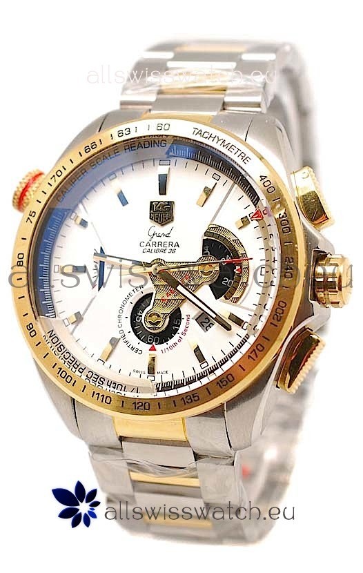 IMG_9085 Tag Heuer Grand Carrera Calibre 36 Two Tone Gold Replica 2