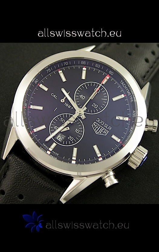IMG_9085 Tag Heuer Carrera Quartz in Black Dial Replica 2