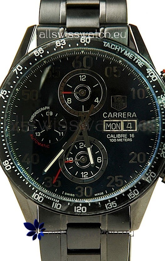 IMG_9085 Tag Heuer Carrera Calibre 16 DayDate PVD Replica 2