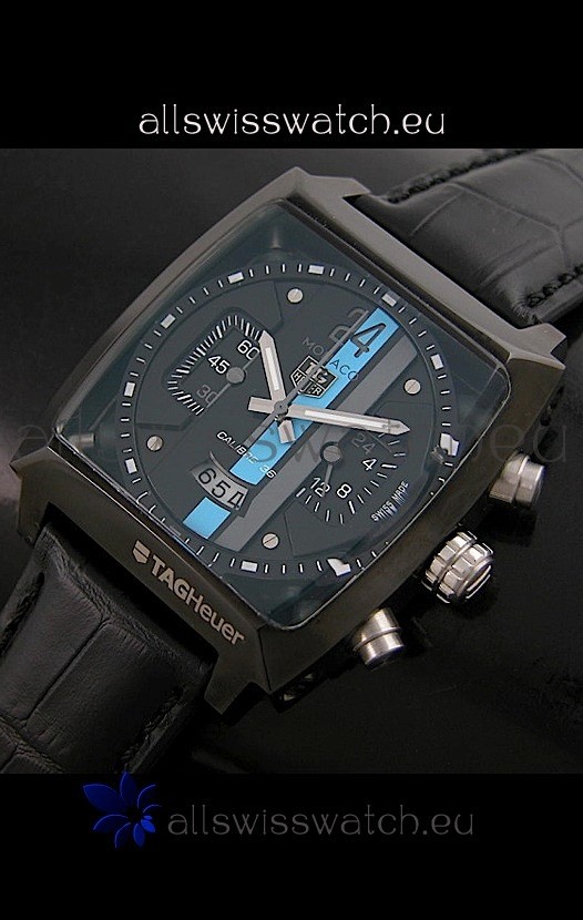 IMG_9085 Tag Heuer Monaco Calibre 36 Black PVD Replica 2