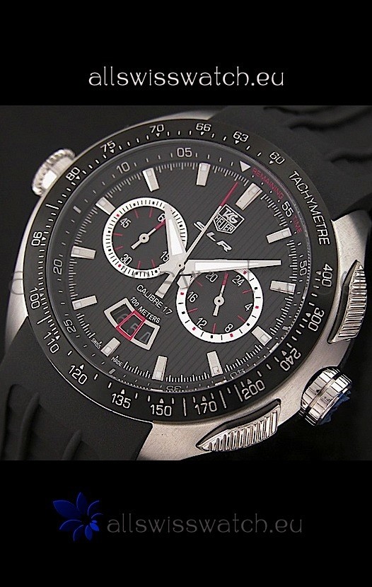 Tag Heuer Mercedes-Benz SLR Calibre 17 Steel in Black Replica 2