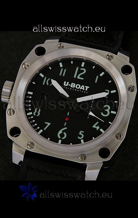 IMG_9085 U-Boat Thousands of Feet Steel in Black Dial Replica 2