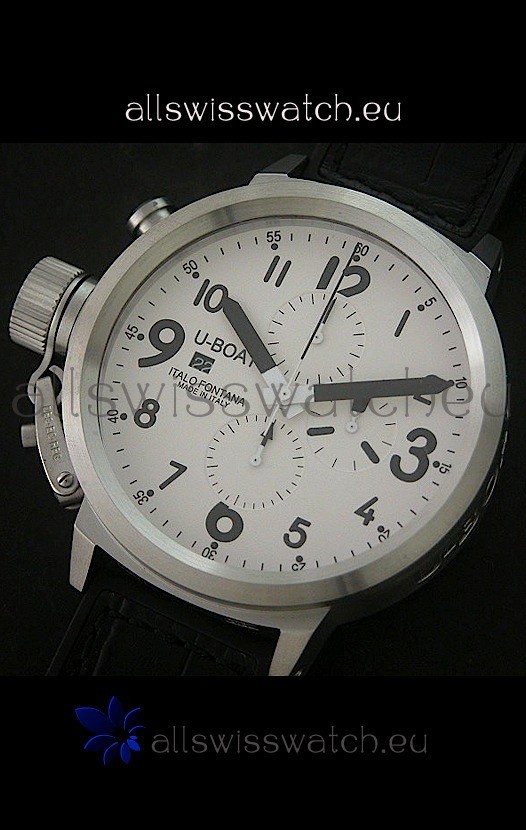 IMG_9085 U-Boat Flightdeck Steel in White Dial Replica 2