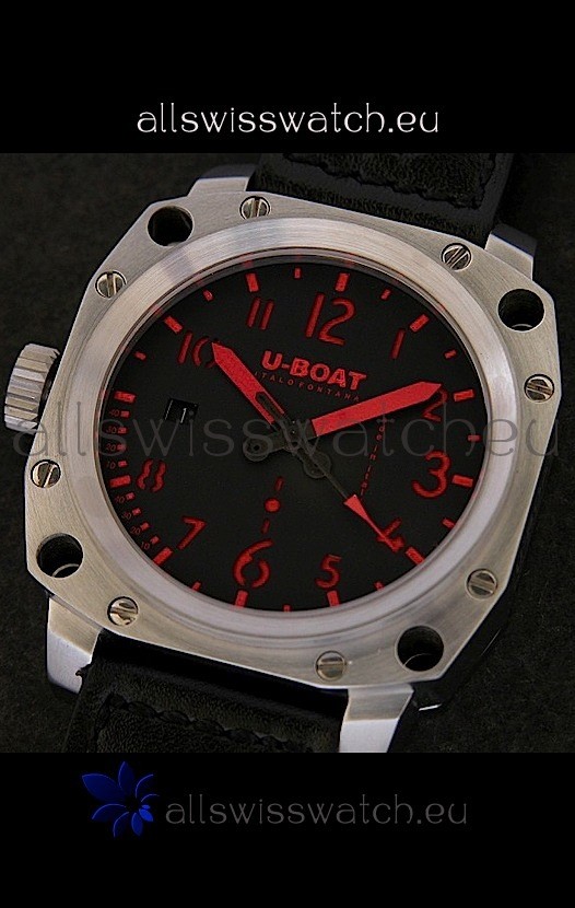 IMG_9085 U-Boat Thousands of Feet Steel in Black Dial Replica 2