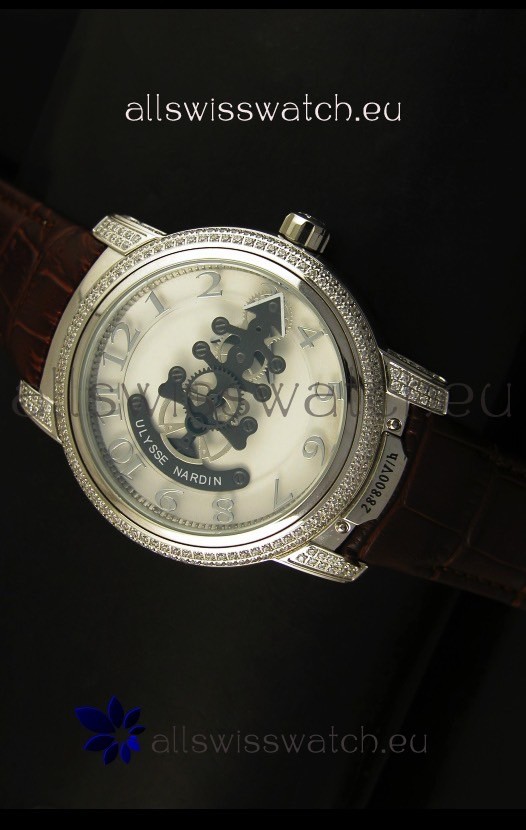 IMG_9085 Ulysse Nardin Dual Escapement in White Dial Replica 2