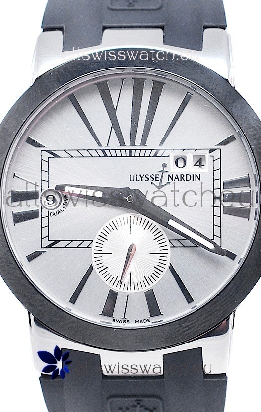 IMG_9085 Ulysse Nardin Executive Dual Time in White Dial Replica 2