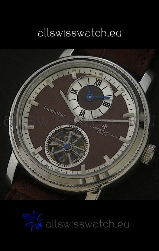 IMG_9085 Vacheron Constantin Malte Tourbillon in Brown Dial Replica 2