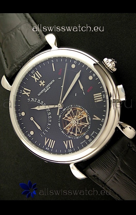 IMG_9085 Vacheron Constantin Reserve Tourbillon in Black Dial Replica 2