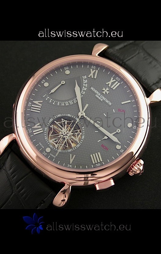 IMG_9085 Vacheron Constantin Reserve Tourbillon Rose Gold in Grey Dial Replica 2