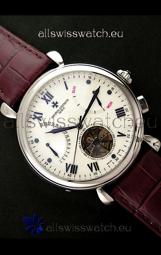 IMG_9085 Vacheron Constantin Reserve Tourbillon in White Dial Replica 2