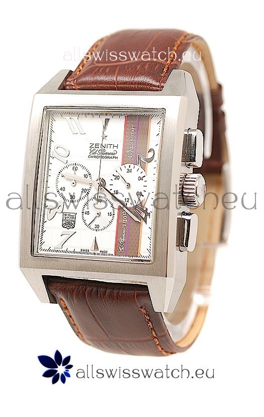 IMG_9085 Zenith El Primero 40th Anniversary Chronograph in White Dial Replica 2