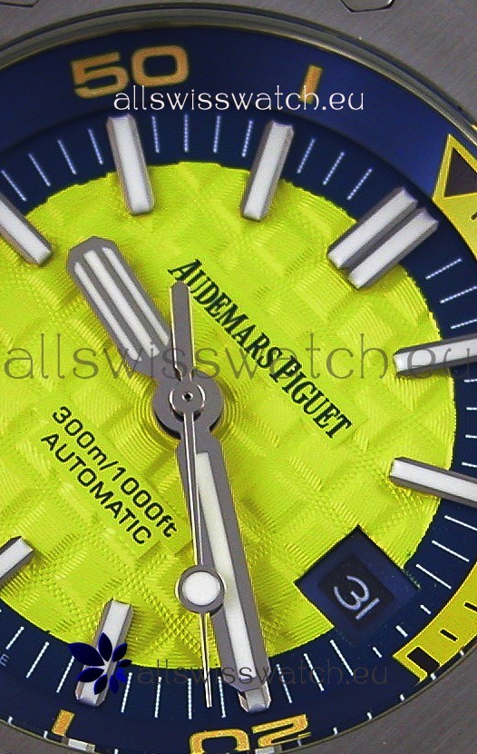 IMG_9085 Audemars Piguet Royal Oak Offshore Diver Automatic in Yellow Replica 2