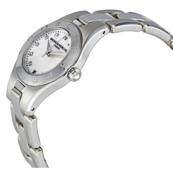 IMG_9085 Baume et Mercier 10011 Linea Ladies Quartz Stainless Steel Replica 2