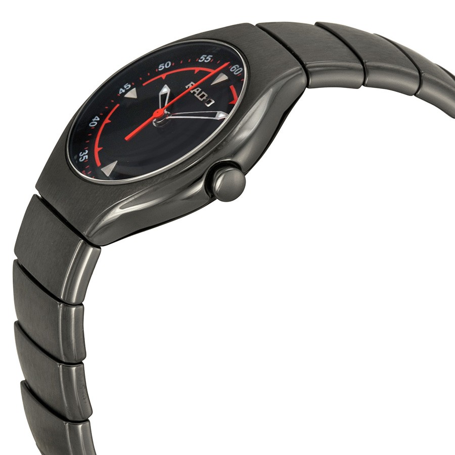 IMG_9085 Rado R27678152 TRUE Ladies Quartz Platinium Black-tone Ceramic Replica 2