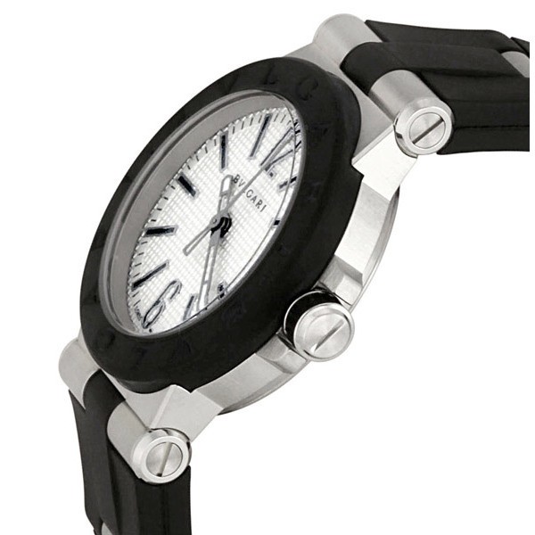 IMG_9085 Bvlgari 8945 Diagono Ladies Quartz Stainless Steel Replica 2
