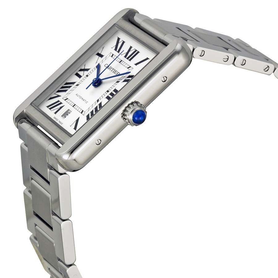 IMG_9085 Cartier W5200028 Tank Mens Automatic Stainless Steel Replica 2