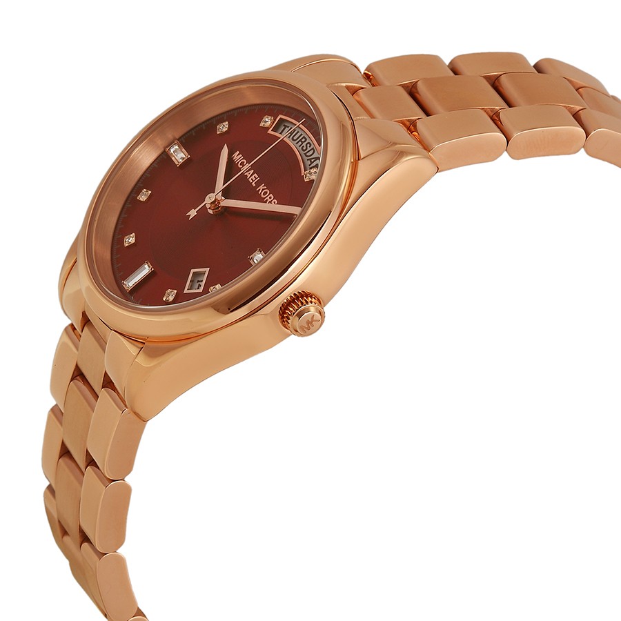 IMG_9085 Michael Kors MK6103 Ladies Quartz Rose Gold-tone Stainless Stee Replica 2