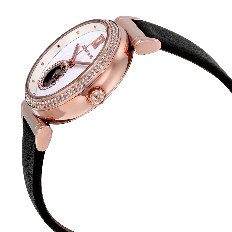 IMG_9085 Michael Kors MK9014 Ladies Automatic Rose Gold Stainless Steel Replica 2