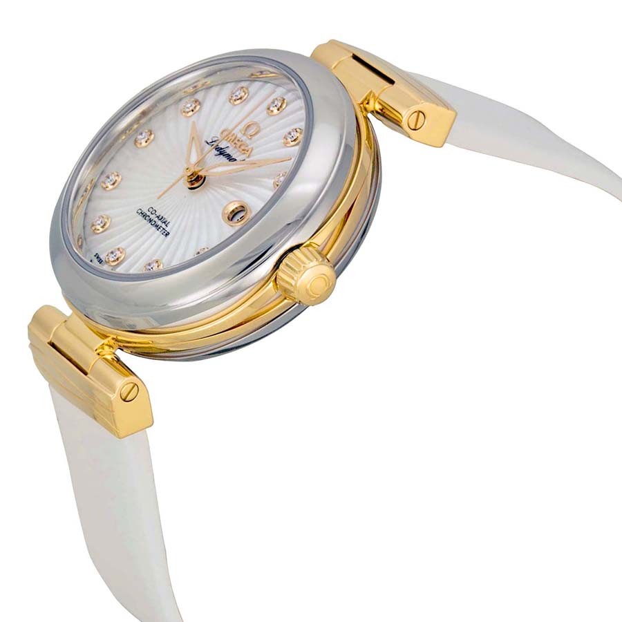 IMG_9085 Omega 42522342055002 Ladymatic Ladies Automatic Stainless Steel and 18kt Yellow Gold Replica 2