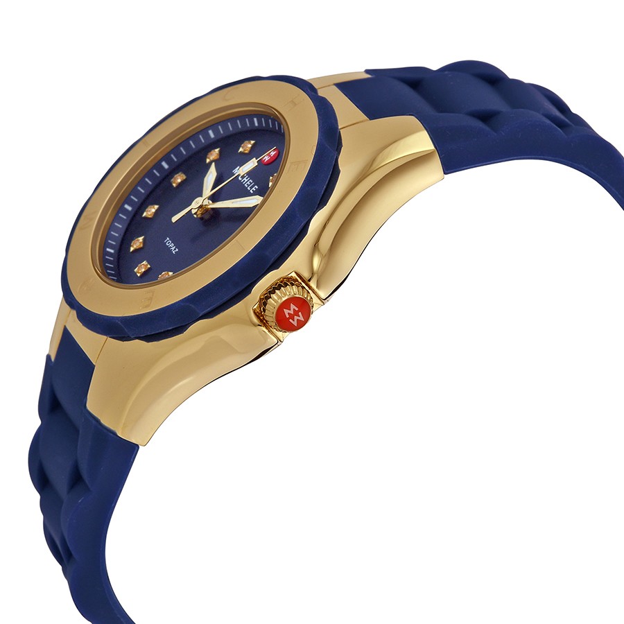 IMG_9085 Michele MWW12P000004 Ladies Quartz Gold-plated Stainless Steel Replica 2