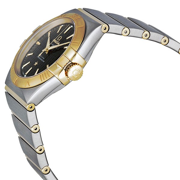 IMG_9085 Omega 123.20.35.20.01.002 Constellation Mens Automatic Stainless Steel and Yellow Gold Replica 2