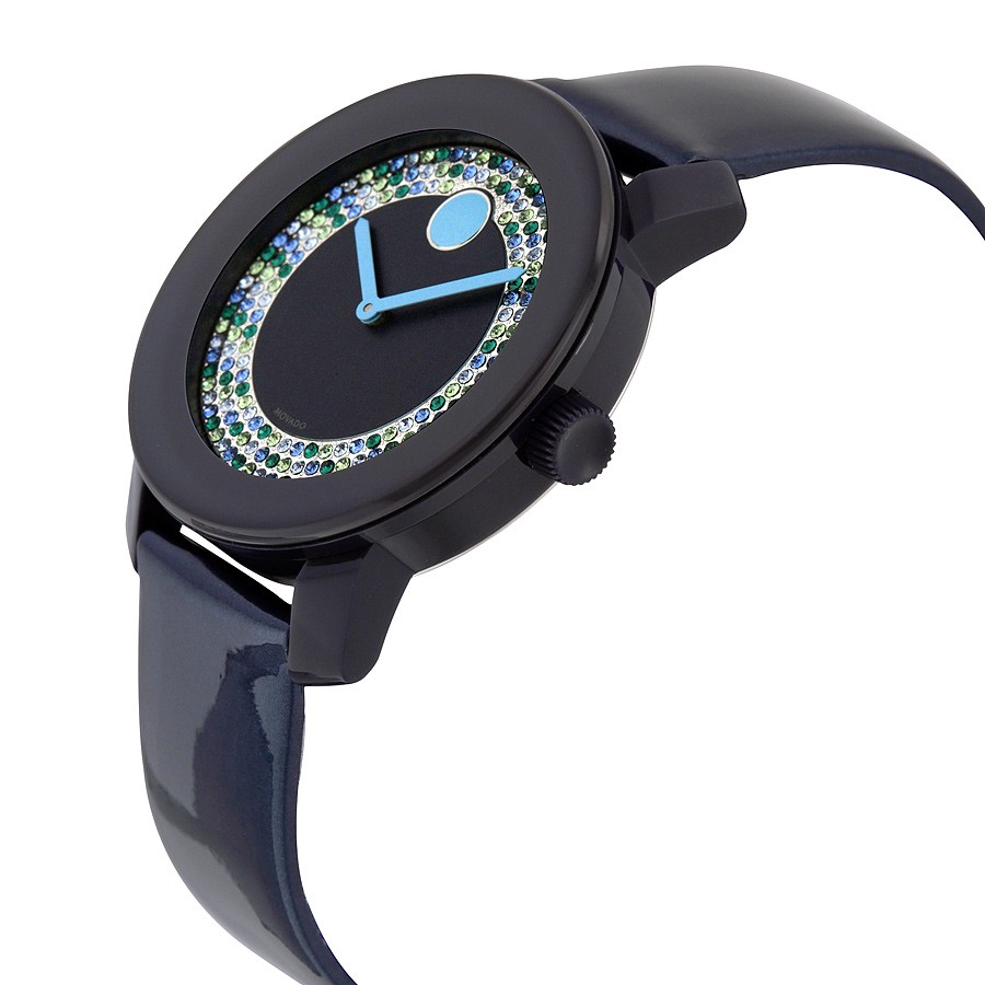 IMG_9085 Movado 3600320 Bold Ladies Quartz Navy Blue TR90 Composite Material Replica 2