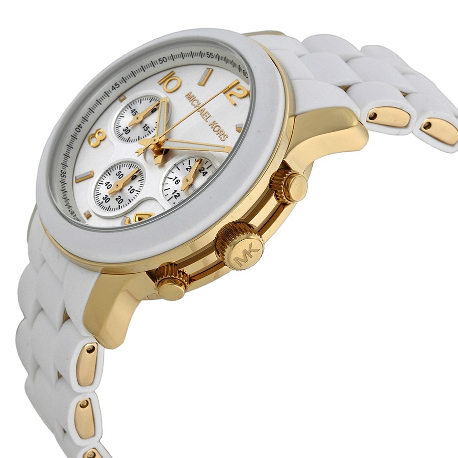 IMG_9085 Michael Kors MK5145 Runway Ladies Quartz Gold-tone Stainless Steel Replica 2