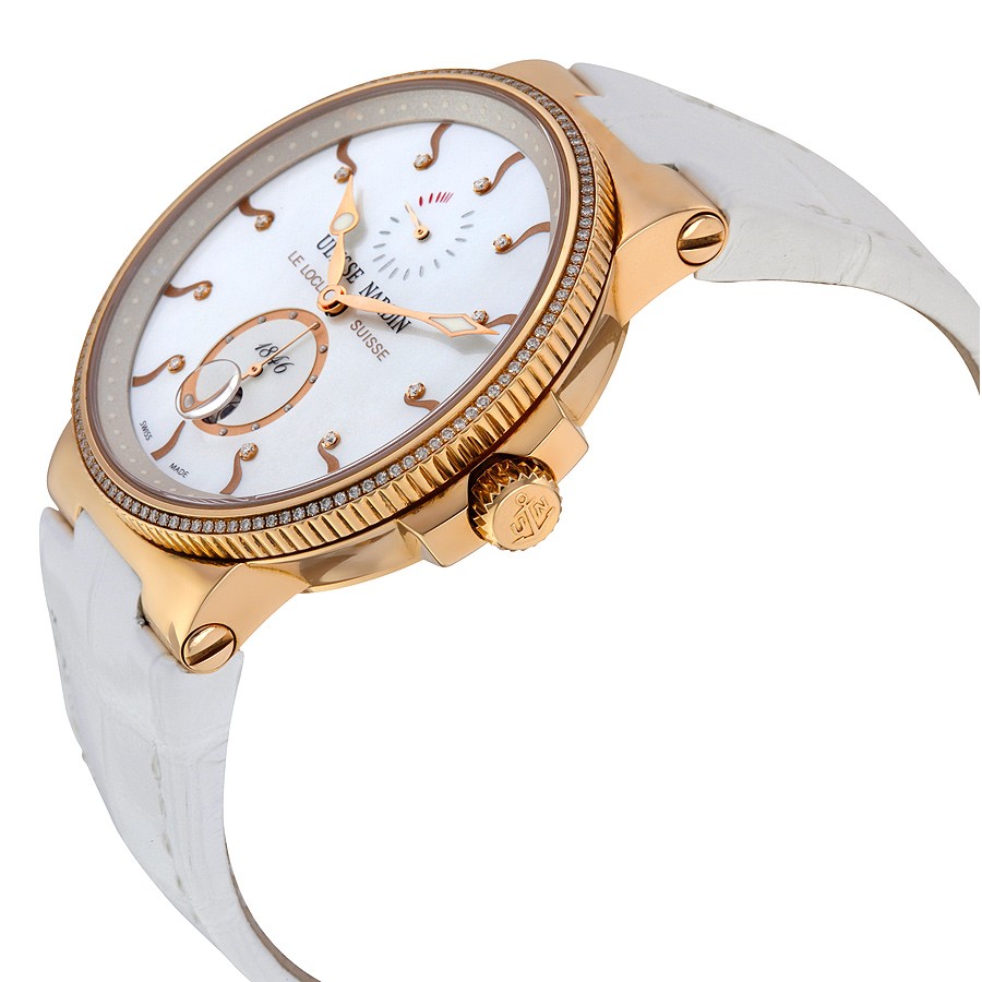 IMG_9085 Ulysse Nardin 266-66B-991 Marine Chronometer Ladies Automatic 18kt Rose Gold Replica 2