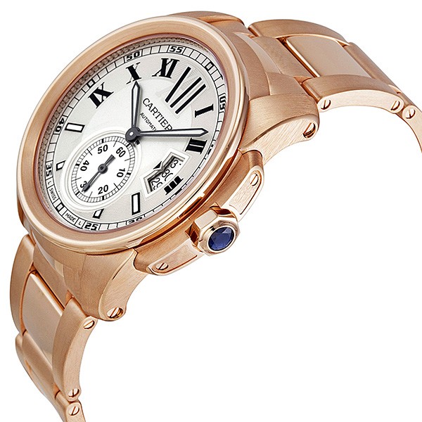IMG_9085 Cartier W7100018 Calibre de Cartier Mens Automatic 18kt Rose Gold Replica 2